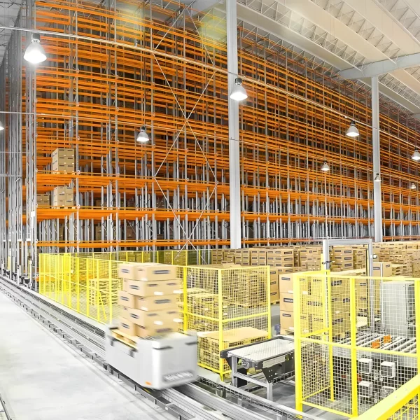 sistema transelevador em sua extensão